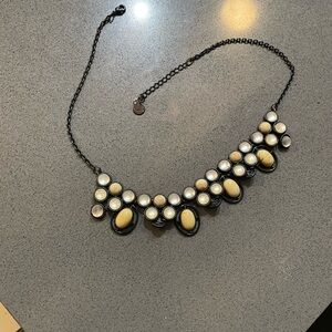 Elegant Black and Cream Necklace